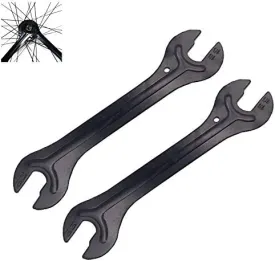 2 PCS Bicycle Wheel Hub Axle Cone Adjuster Wrench Pedal Spanner Removal Repair Tool 13,14,15,16mm