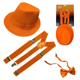 3pcs Orange Colour Instead Dress Up set