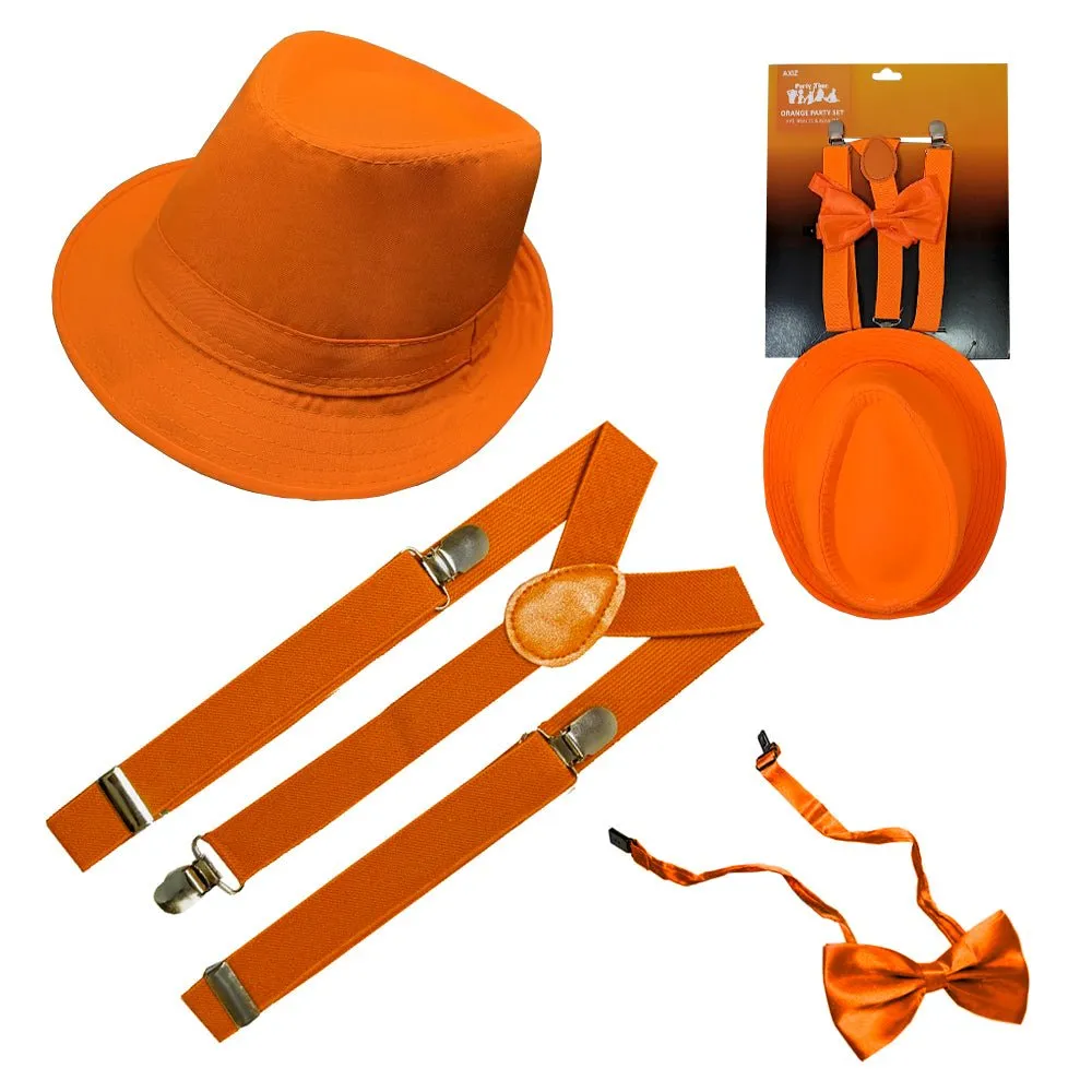 3pcs Orange Colour Instead Dress Up set
