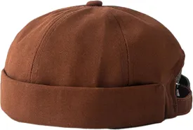 Adjustable Unisex Hip-Hop Docker Hats Beanie Sailor Cap Worker Hat Sailor Rolled Cuff Harbour Hat