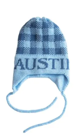 Butterscotch Blankees Gingham Hat Earflap