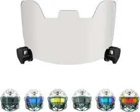 Football Visor, Visor for Helmet with High Clarity, Impact Resistant Football Helmet Visor, Easy Install Visor Football for Yough&Adult Football Gear