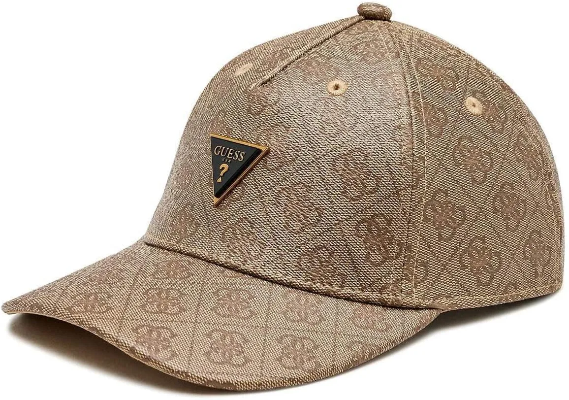 Guess Vezzola Jeans Logo 4G Faux Leather Cap - Men
