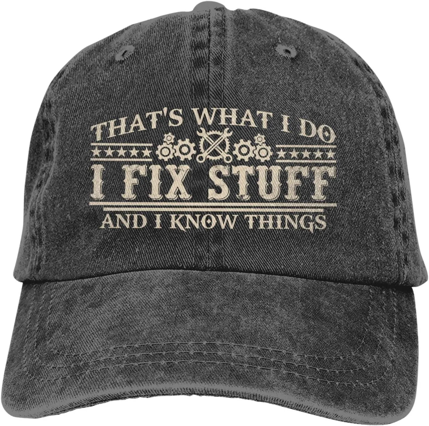 I Fix Stuff Dad Hat - Know Things Baseball Cap Gifts