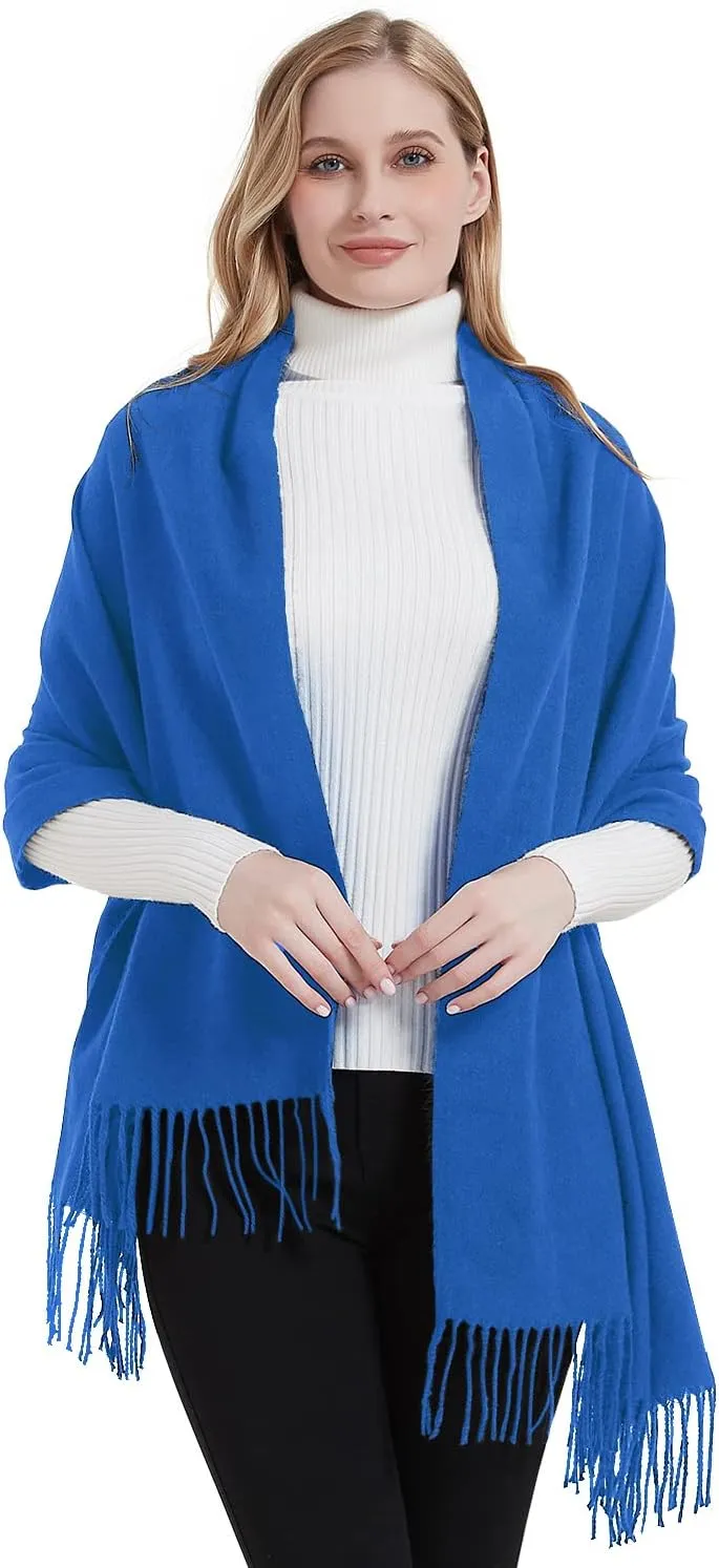 Landisun Scarf for Women Winter Pashmina-Shawl Wraps Winter Cashmere Wedding Warm Christmas