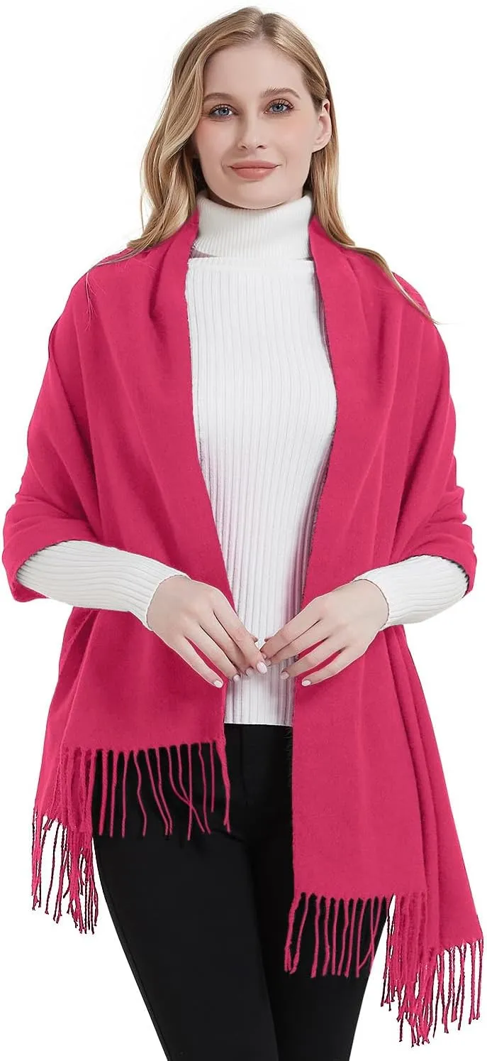 Landisun Scarf for Women Winter Pashmina-Shawl Wraps Winter Cashmere Wedding Warm Christmas