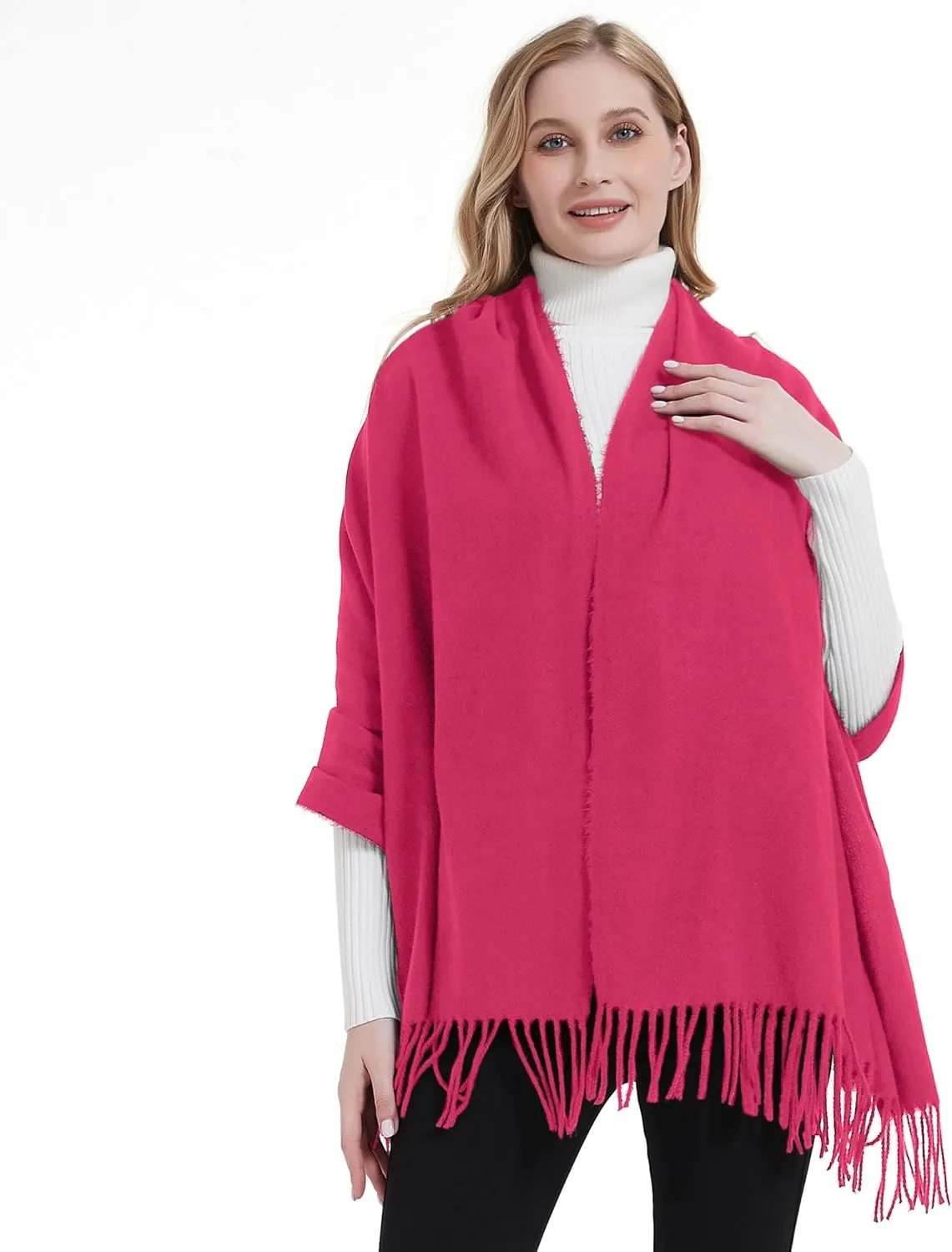 Landisun Scarf for Women Winter Pashmina-Shawl Wraps Winter Cashmere Wedding Warm Christmas