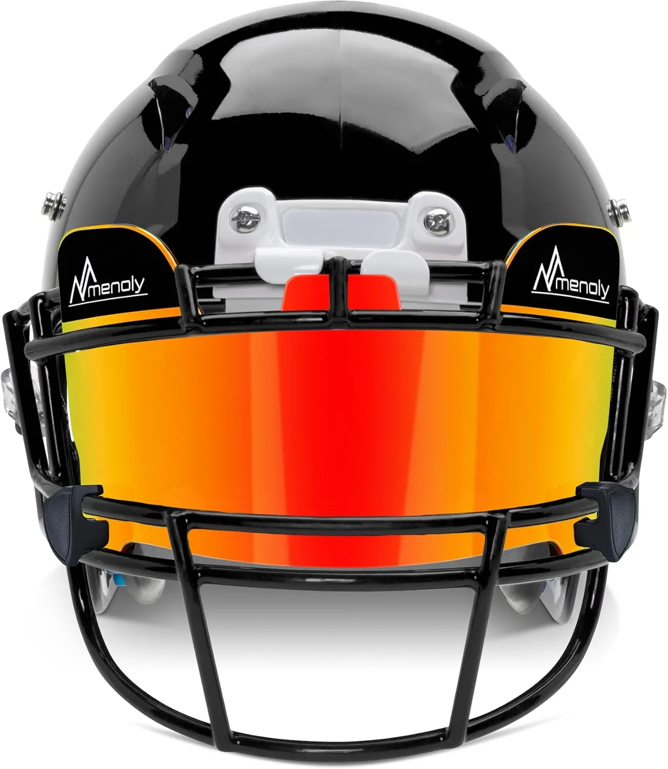 MENOLY Football Visor, Youth Football Helmet Visor, Scratch Resistant, UV Block, Facial Protection Visor for Football Helmet