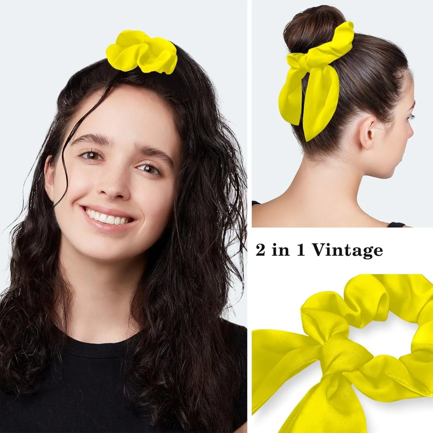 Scrub Caps Women, Ponytail Holder Surgical Cap with Hair Scrunchy