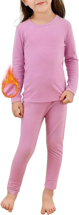 Thermal Underwear for Kids Toddler Winter Base Layer Long Johns Sets for Girls Boys