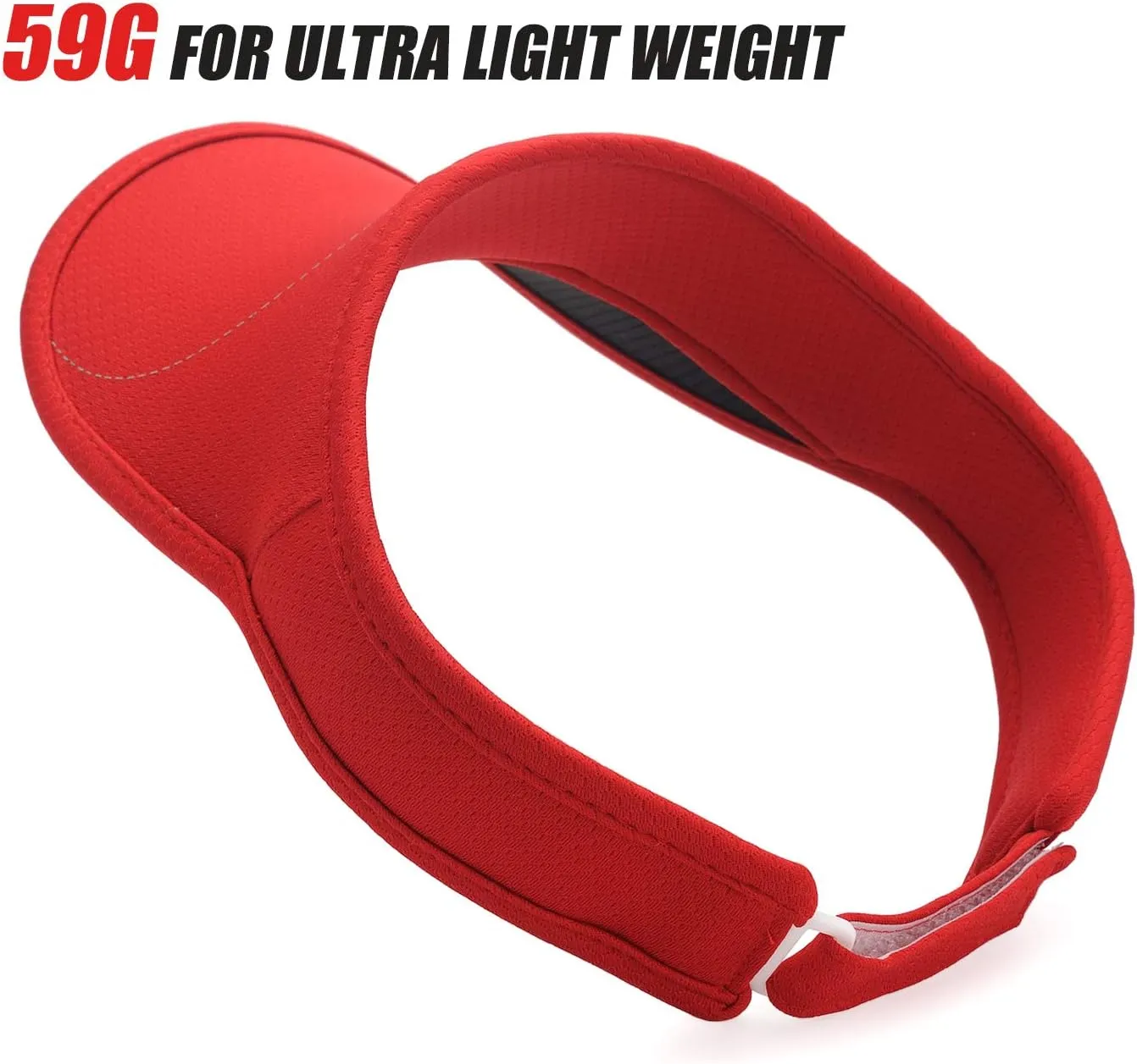 USHAKE Sports Sun Visor for Man or Woman in Golf Running Jogging Tennis Hiking