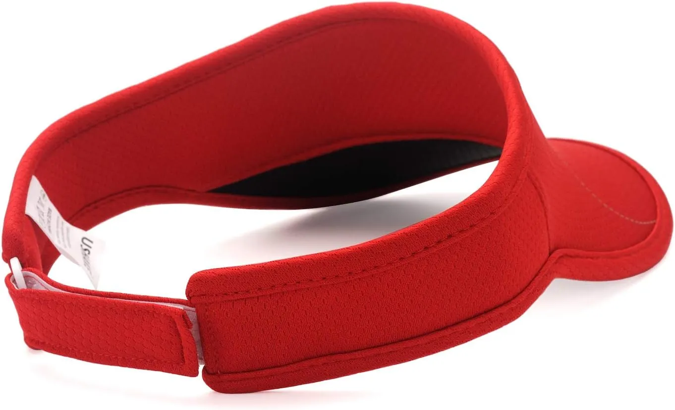 USHAKE Sports Sun Visor for Man or Woman in Golf Running Jogging Tennis Hiking