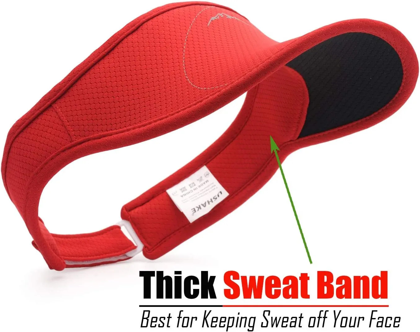 USHAKE Sports Sun Visor for Man or Woman in Golf Running Jogging Tennis Hiking