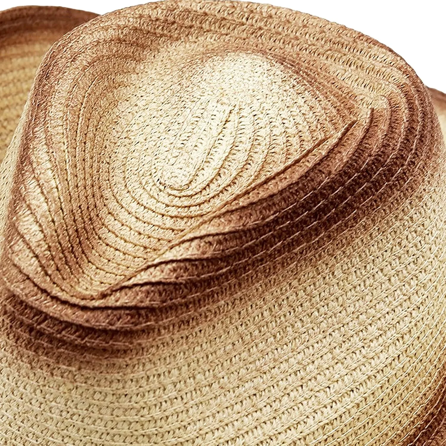 Wide Shapable Brim Straw Cowboy Hat Men Women UV Sun Protection Cowgirl Straw Hat Holiday Travel Panama Fedora Hat Beach Caps