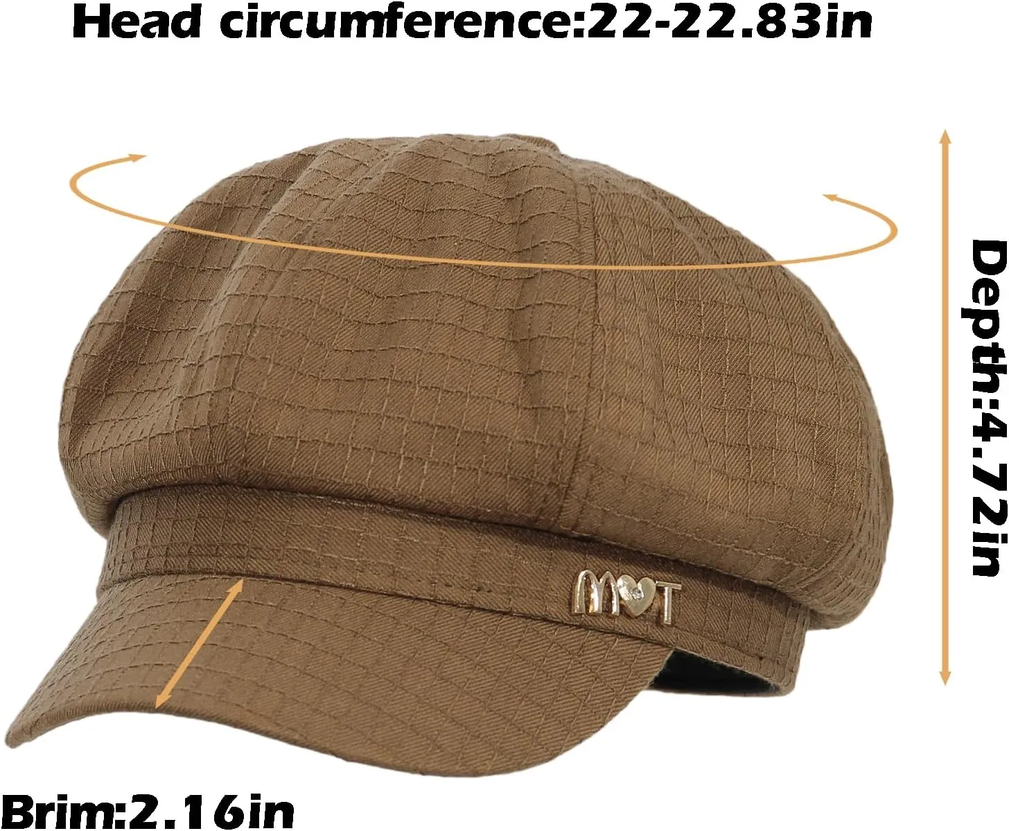 Womens Newsboy Caps Cabbie Gatsby Hat Visor Beret Hat Fashion Ladies Pageboy Caps for Womens Hat
